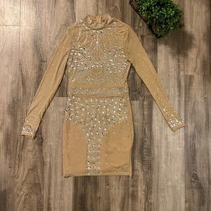 Banjul Rhinestone bodycon dress